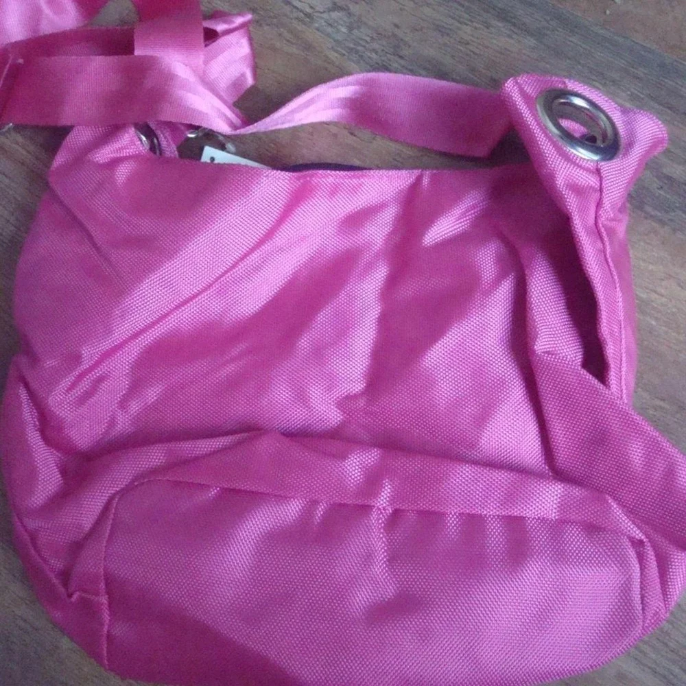 PHILLIES PINK 12X18 BAG PURSE VINTAGE‎ ZIPPER L4